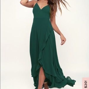 In Love Forever Emerald Green Dress